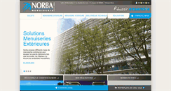 Desktop Screenshot of norba-menuiserie.com